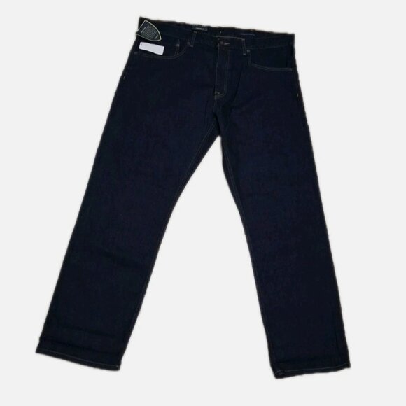 NWT Cremieux Jeans Mens Madison Classic Fit Resin Rinse Comfort Stretch 40x30 - Picture 2 of 9